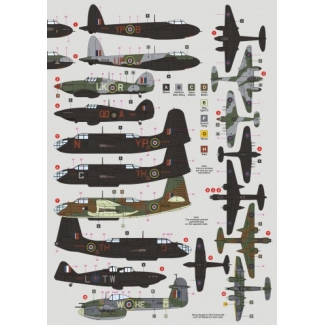 DK Decals 72060  Intruders Part 1 - Mosquito,Whirlwind,Defiant,Hurricane,Boston (1:72)