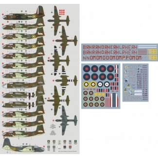 DK Decals 72062 Boston Mk.II/III/IV in RAF service over Europe (1:72)