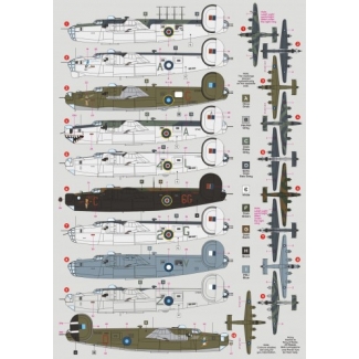 DK Decals 72067 B-24 Liberator p.3 in RAF and Commonwealth service (1:72)
