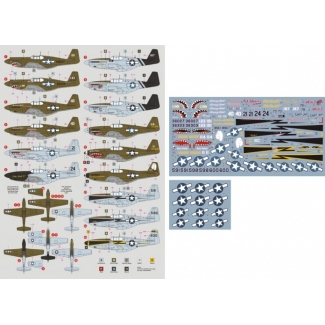 DK Decals 72081 23rd FG P-51A/B/C & F-6C Mustang (1:72)