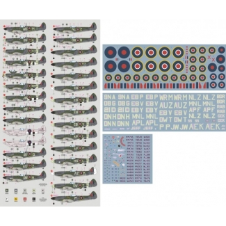 DK Decals 72092 2nd TAF Spitfires (1:72)