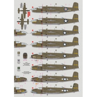 DK Decals 72104 B-25C/D Mitchell 3rd AG "The Grim Reapers" (1:72)