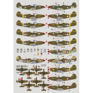 DK Decals 72116 P-39/P-400 Airacobra over Africa and Italy (1:72)