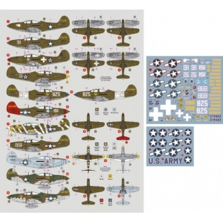 DK Decals 72117 P-39 Airacobra from Aleutian Islands to Panama Canal (1:72)