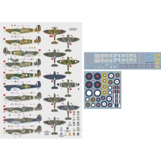 DK Decals 72128 Spitfire Aces Pt.III (1:72)