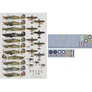 DK Decals 72139 Hawker Hurricane of Czechoslovak pilots in RAF squadrons P.I (1:72)