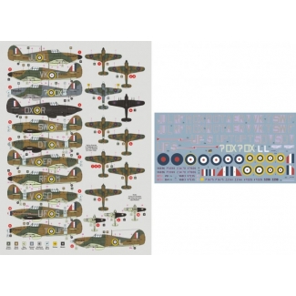 DK Decals 72140 Hawker Hurricane of Czechoslovak pilots in RAF squadrons P.II (1:72)