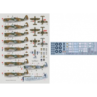 DK Decals 72144 SEAC Thunderbolts (1:72)