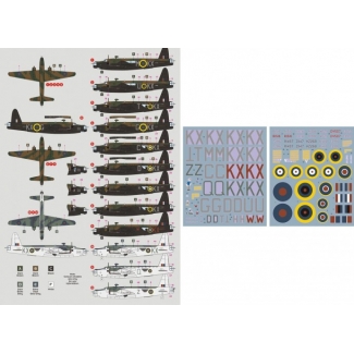 DK Decals 72150 No.311(Czechoslovak) Sqn RAF - Wellingtons (1:72)