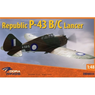 Dora Wings 48034 Republic P-43B/C Lancer, reconnaissance (1:48)