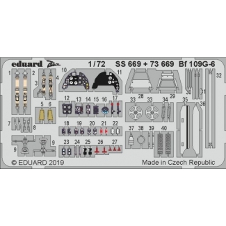 Eduard 73669 Bf 109G-6 (1:72)