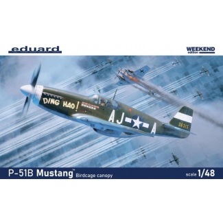 Eduard 84209 P-51B/ C Mustang Birdcage canopy - Weekend Edition (1:48)