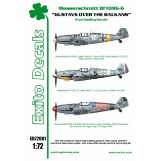 Exito ED72001 Messerschmitt Bf109G-6 "Gustavs Over The Balkans" (1:72)