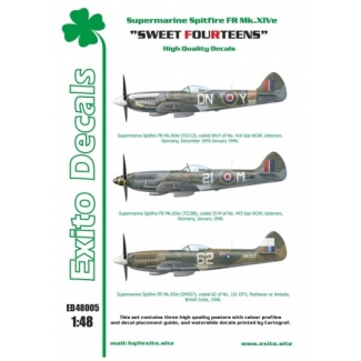 Exito ED48005 Sweet Fourteens - Supermarine Spitfire Mk.XIVe (1:48)