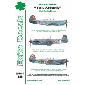 Exito ED48007 Yak Attack - Yakovlev Yak-1b (1:48)