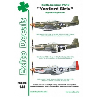 Exito ED48008 Yoxford Girls - North American P-51D Mustang (1:48)
