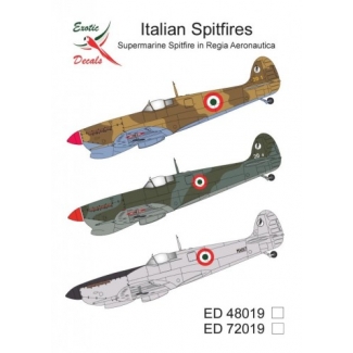 Exotic Decals ED48019 Italian Spitfires Supermarine Spitfire in Regia Aeronautica (1:48)