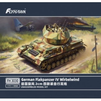Flyhawk 3030 German WWII Flakpanzer IV Wirbelwind (1:72)