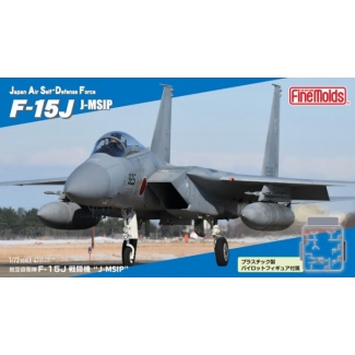 Fine Molds FF02 JASDF F-15 J Jet Fighter "J-MSIP" with Pilot Figure (1:72)