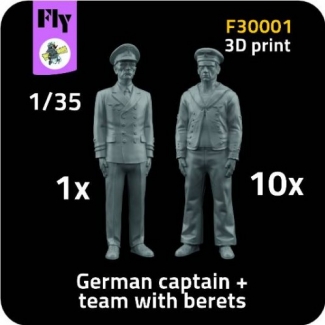 Fly F30001	1x captain + 10x sailor with berets (1:35)