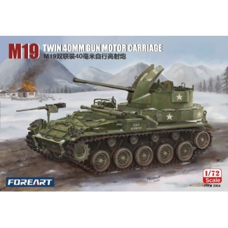 Fore Art 2004 M19 Twin 40mm Gun Motor Carriage (1:72)