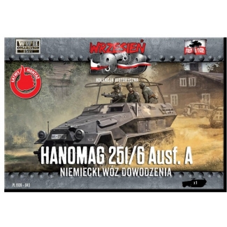 First to Fight Hanomag 251/6 Ausf.A Niemiecki wóz dowodzenia (1:72)
