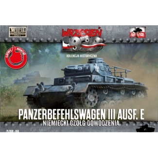 First to Fight  Panzerbefehlswagen III Ausf.E Niemiecki czołg dowodzenia (1:72)