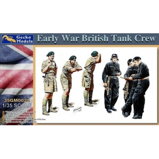 Early War British Tank Crew (1:35)