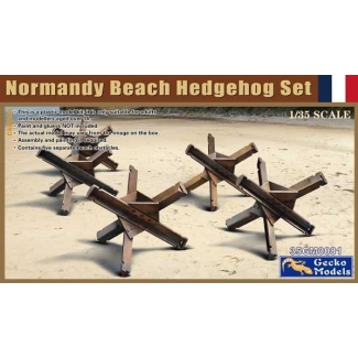 Normandy Beach Hedgehog Set (1:35)