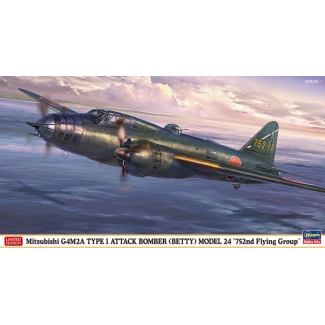 Hasegawa 02493 Mitsubishi G4M2A Type 1 Attack Bomber (Betty) Model 24 "752nd Flying Group" - Limited Edition (1:72)
