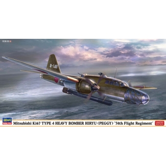 Hasegawa 02498 Mitsubishi Ki67 Type 4 Heavy Bomber Hiryu (Peggy) `74th Flight Regiment´- Limited Edition (1:72)