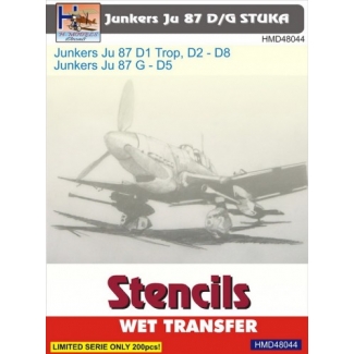 Ju 87D/G Stencils (1:48)