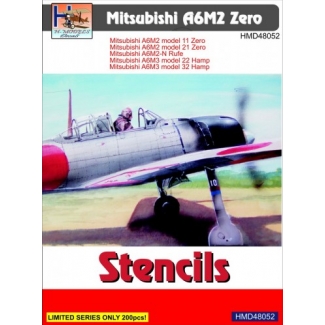 A6M2 Zero stencils (1:48)