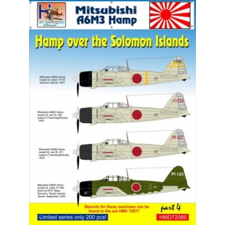A6M3 Hamp over the Solomon Islands, Pt.4 (1:72)