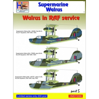 Supermarine Walrus in RAF Service, Pt.5 (1:72)