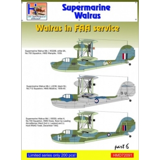 Supermarine Walrus in FAA Service, Pt.6 (1:72)