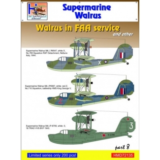 Supermarine Walrus in FAA Service and VVS, Pt.8 (1:72)