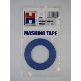Hobby 2000 80011 Masking Tape For Curves 1 mm x 18 m