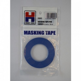 Hobby 2000 80017 Masking Tape For Curves 4 mm x 18 m