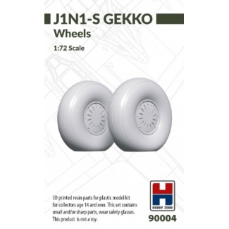 Hobby 2000 90004 J1N1-S Gekko Wheels (1:72)