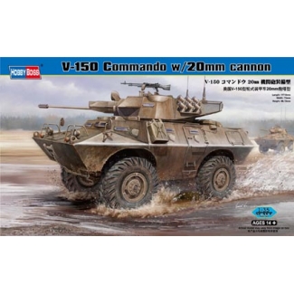 Hobby Boss 82420 V-150 Commando w/20mm cannon  (1:35)