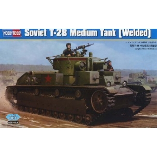 Hobby Boss 83852 Soviet T-28 Medium Tank (Welded) (1:35)