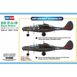 Hobby Boss 87262 US P-61B Black Widow (1:72)