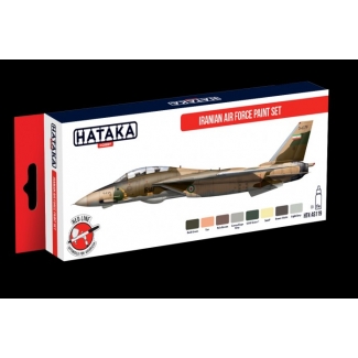 Hataka AS119 RED LINE - Iranian Air Force Paint Set (8 x 17 ml.)