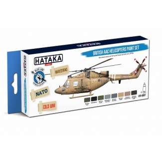 BLUE LINE – British AAC Helicopters paint set (8 x 17 ml)