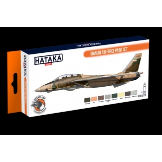Hataka CS119 ORANGE LINE – Iranian Air Force Paint Set (8 x 17 ml.)