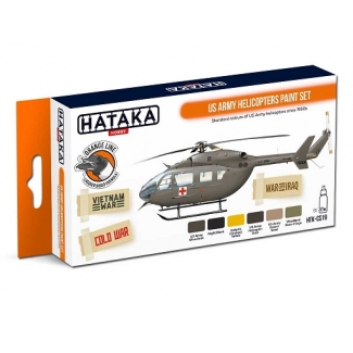 ORANGE LINE – US Army Helicopters Paint Set (6 x 17 ml.)