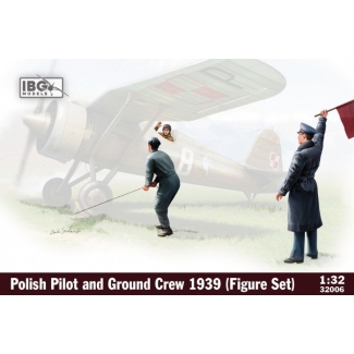IBG 32006 Polish Pilot and Ground Crew 1939 Figure Set (1:32)