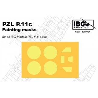 IBG 32M001 PZL P.11c Painting Masks (1:32)