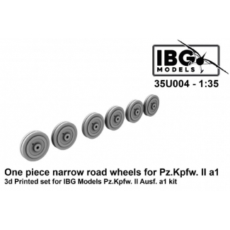 IBG 35U004 One piece narrow road wheels for Pz.Kpfw. II Ausf. a1 (1:35)